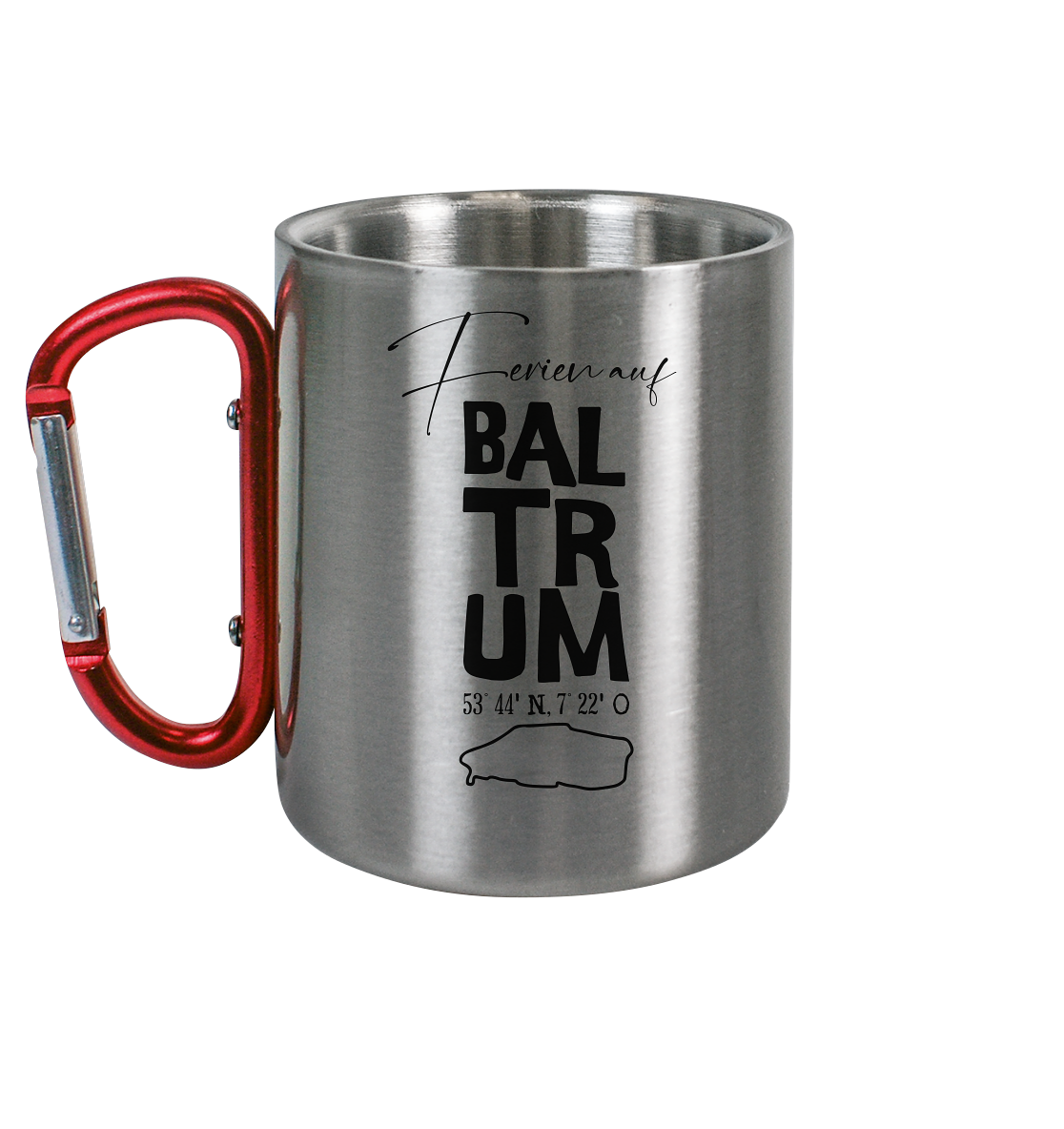 Ferien auf Baltrum - Edelstahl Tasse
