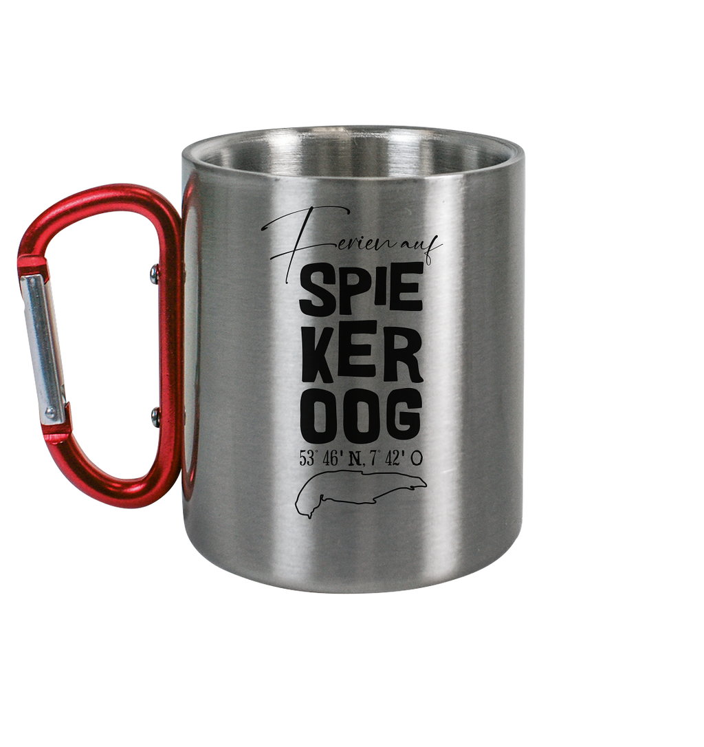 Ferien auf Spiekeroog - Edelstahl Tasse