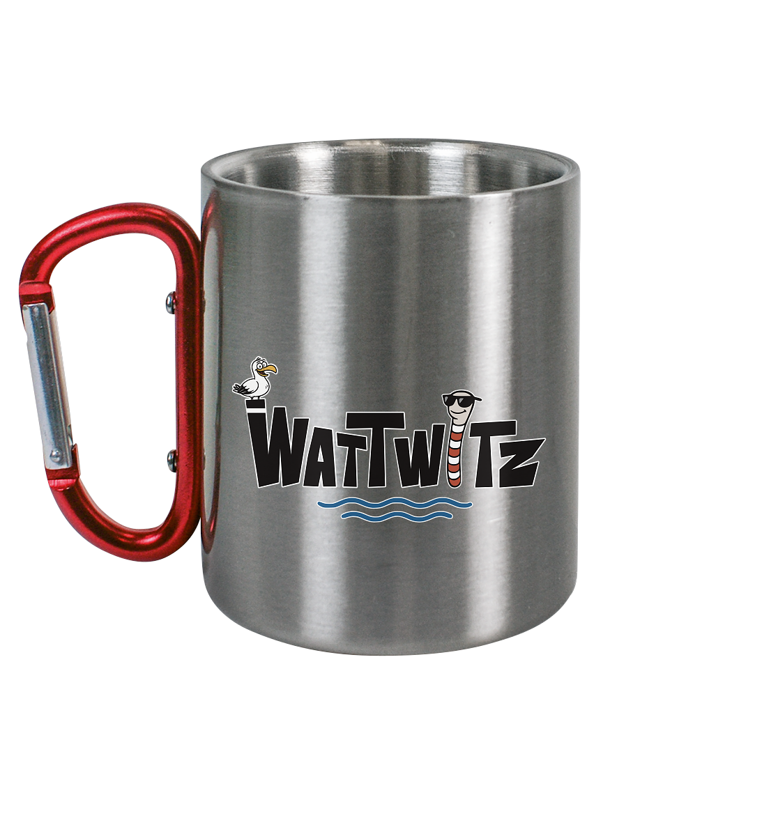 Watt will man Meer - Edelstahl Tasse