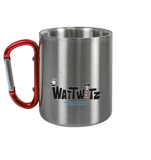 Bin da - kann losgehen - Edelstahl Tasse