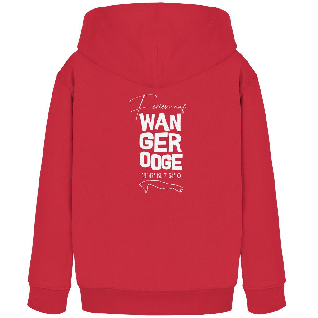 Ferien auf Wangerooge - Kids Organic Hoodie