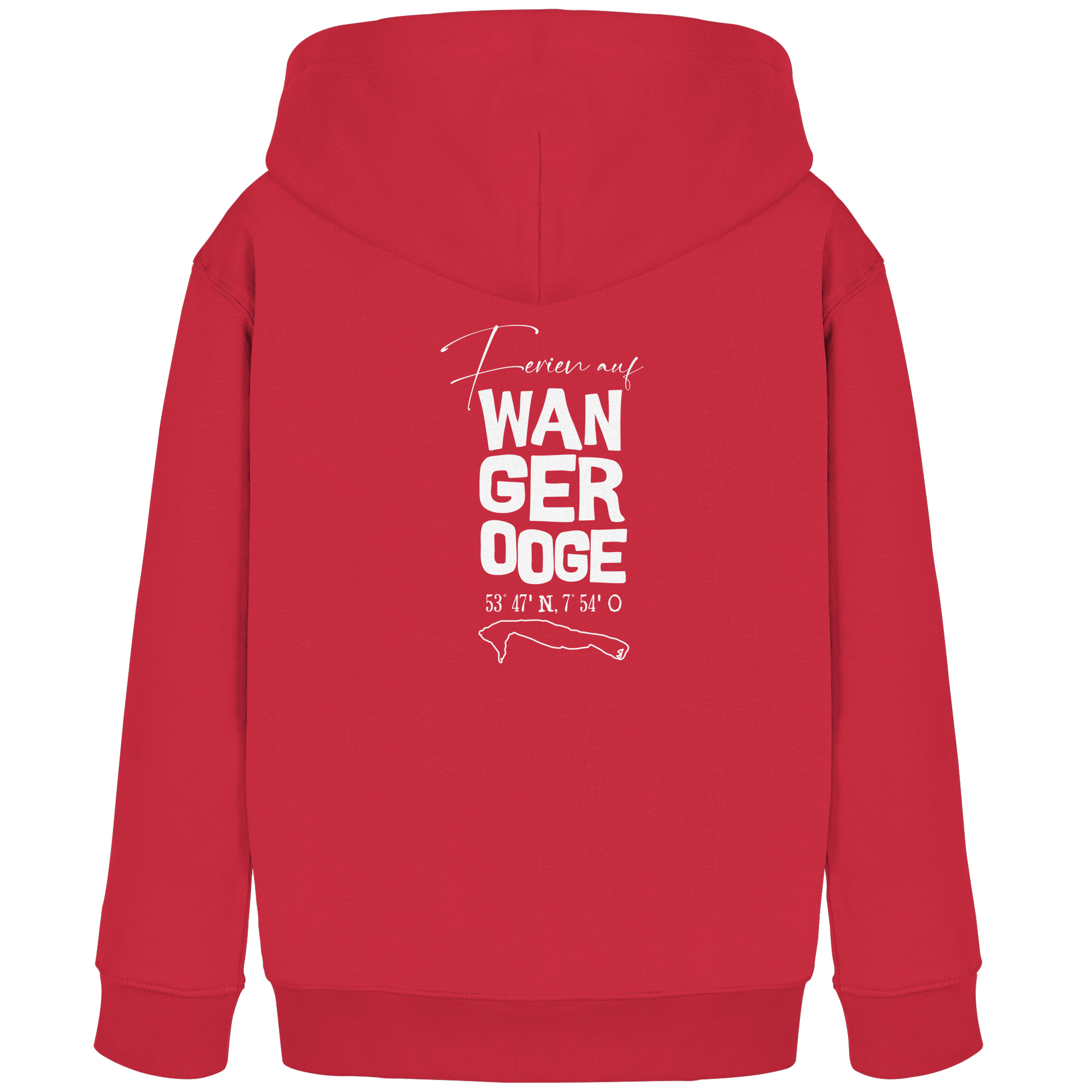 Ferien auf Wangerooge - Kids Organic Hoodie