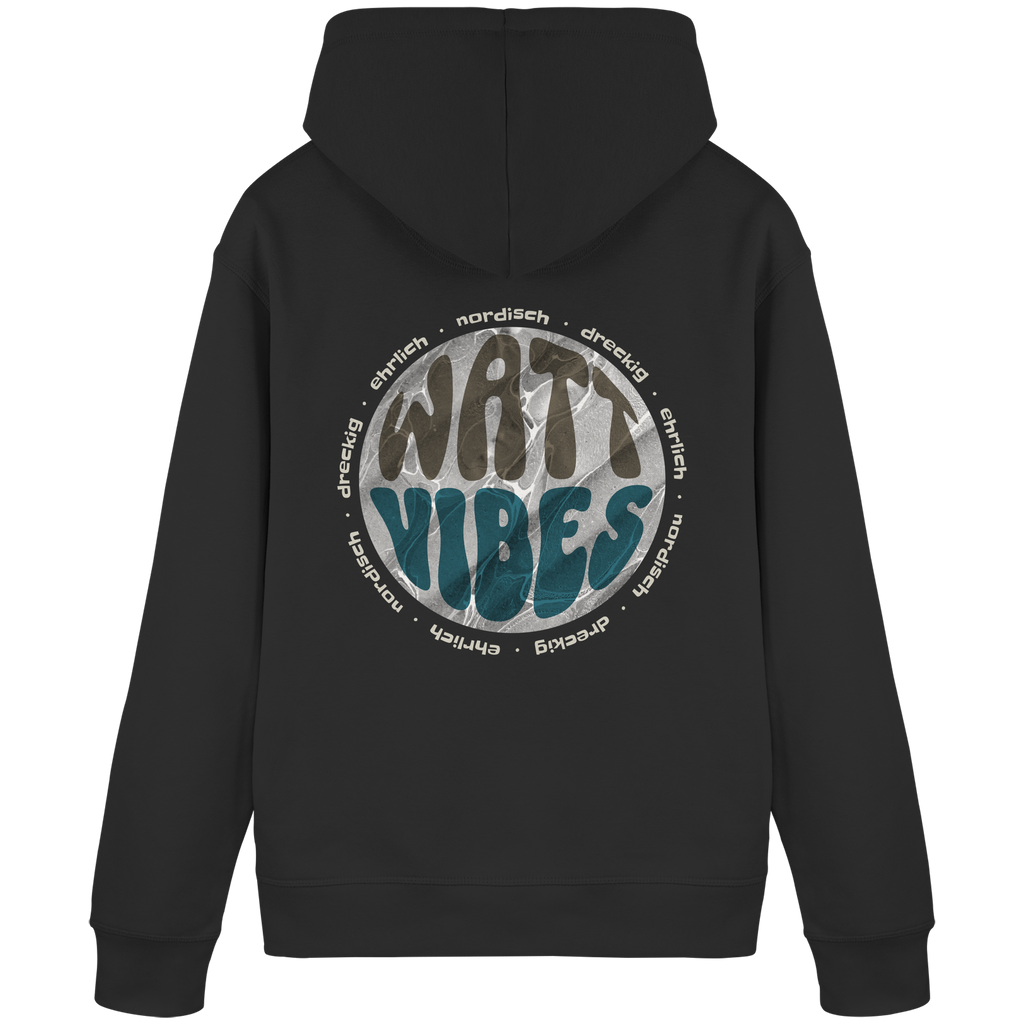 Watt Vibes, dreckig, ehrlich, nordisch - Organic Basic Hoodie