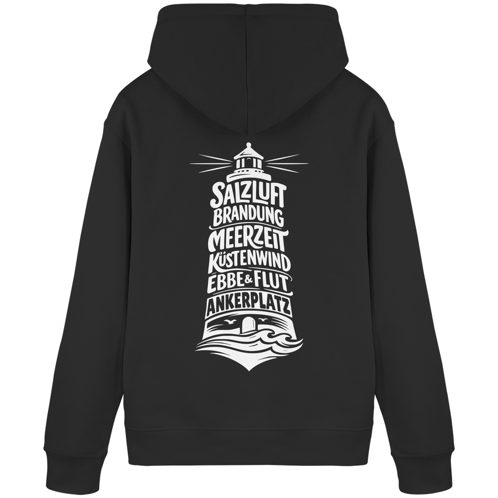 Leuchtturm aus Wörtern - Organic Basic Hoodie