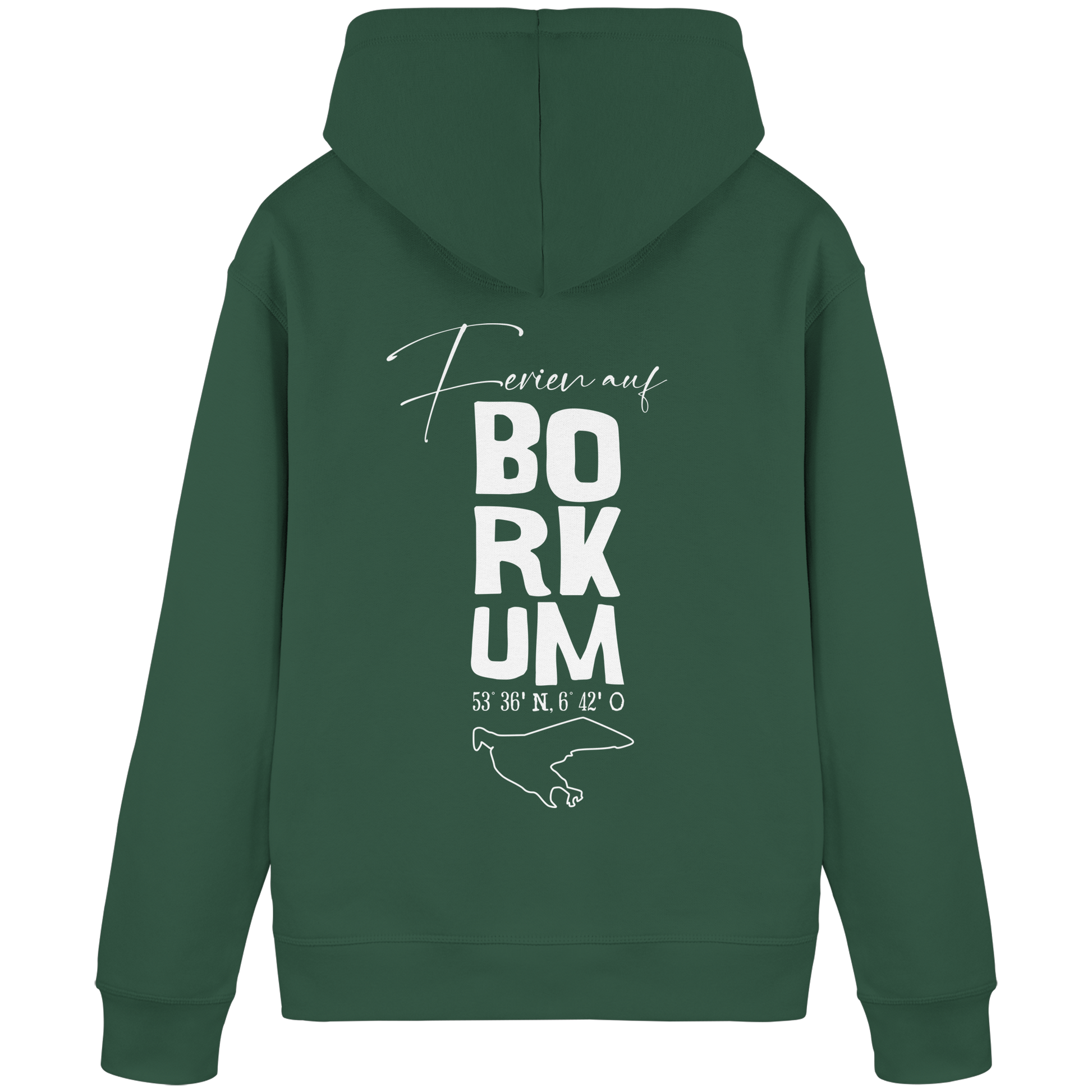 Ferien auf Borkum - Organic Basic Hoodie