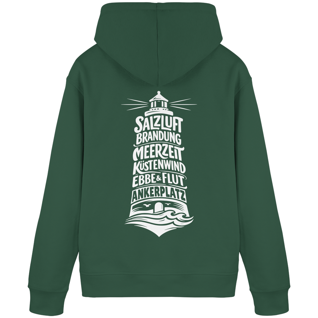 Leuchtturm aus Wörtern - Organic Basic Hoodie