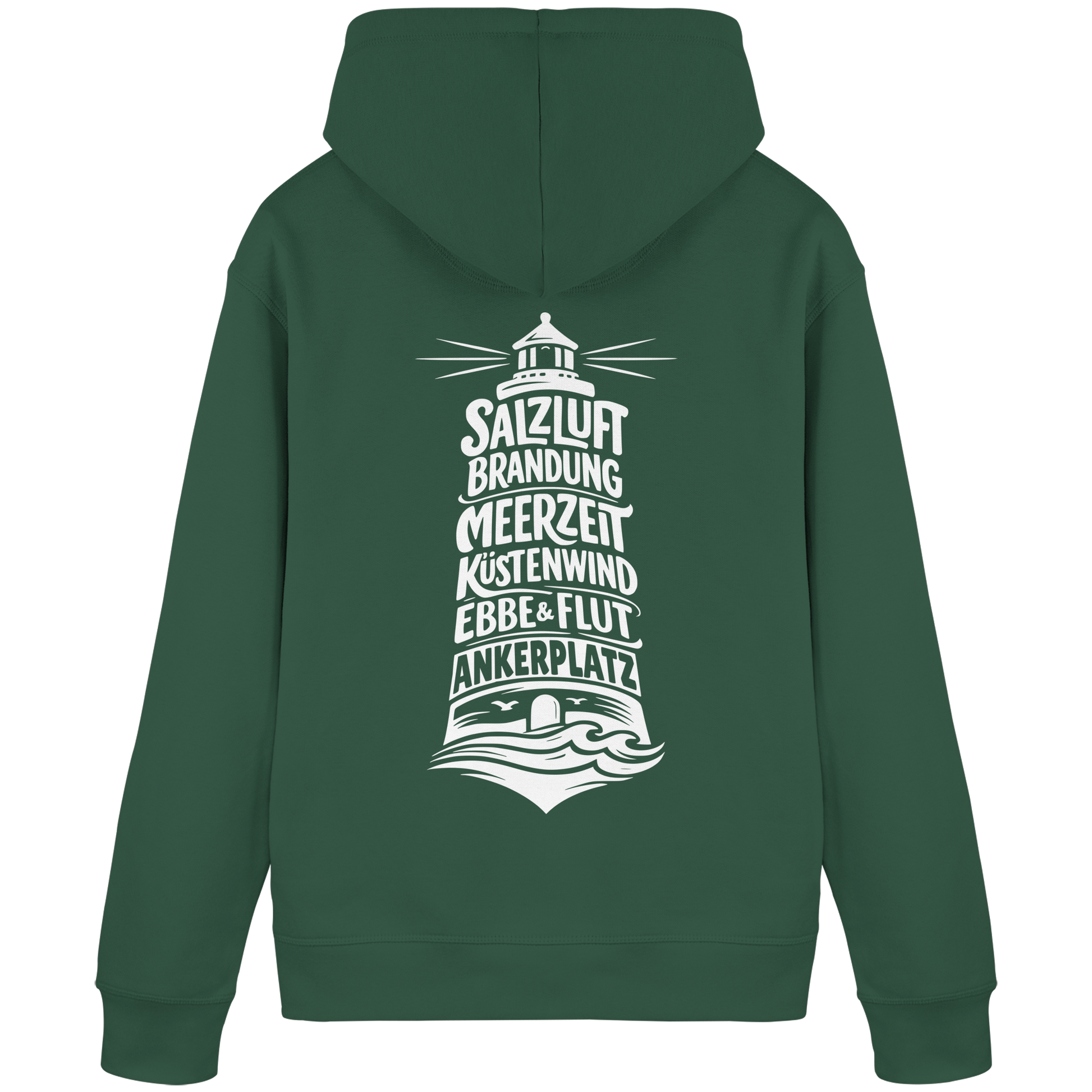 Leuchtturm aus Wörtern - Organic Basic Hoodie