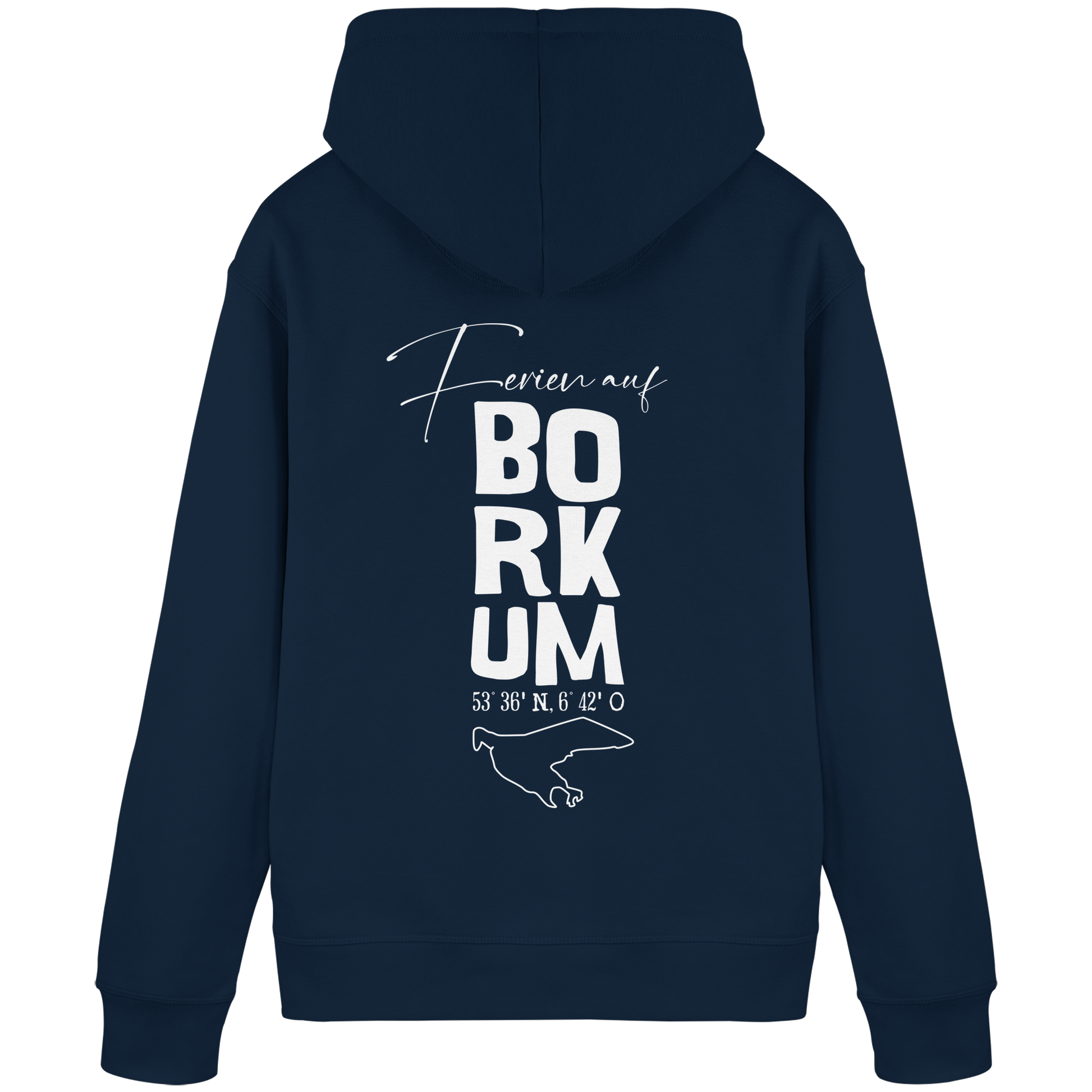 Ferien auf Borkum - Organic Basic Hoodie