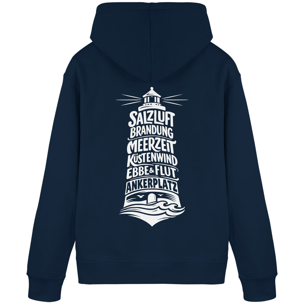 Leuchtturm aus Wörtern - Organic Basic Hoodie