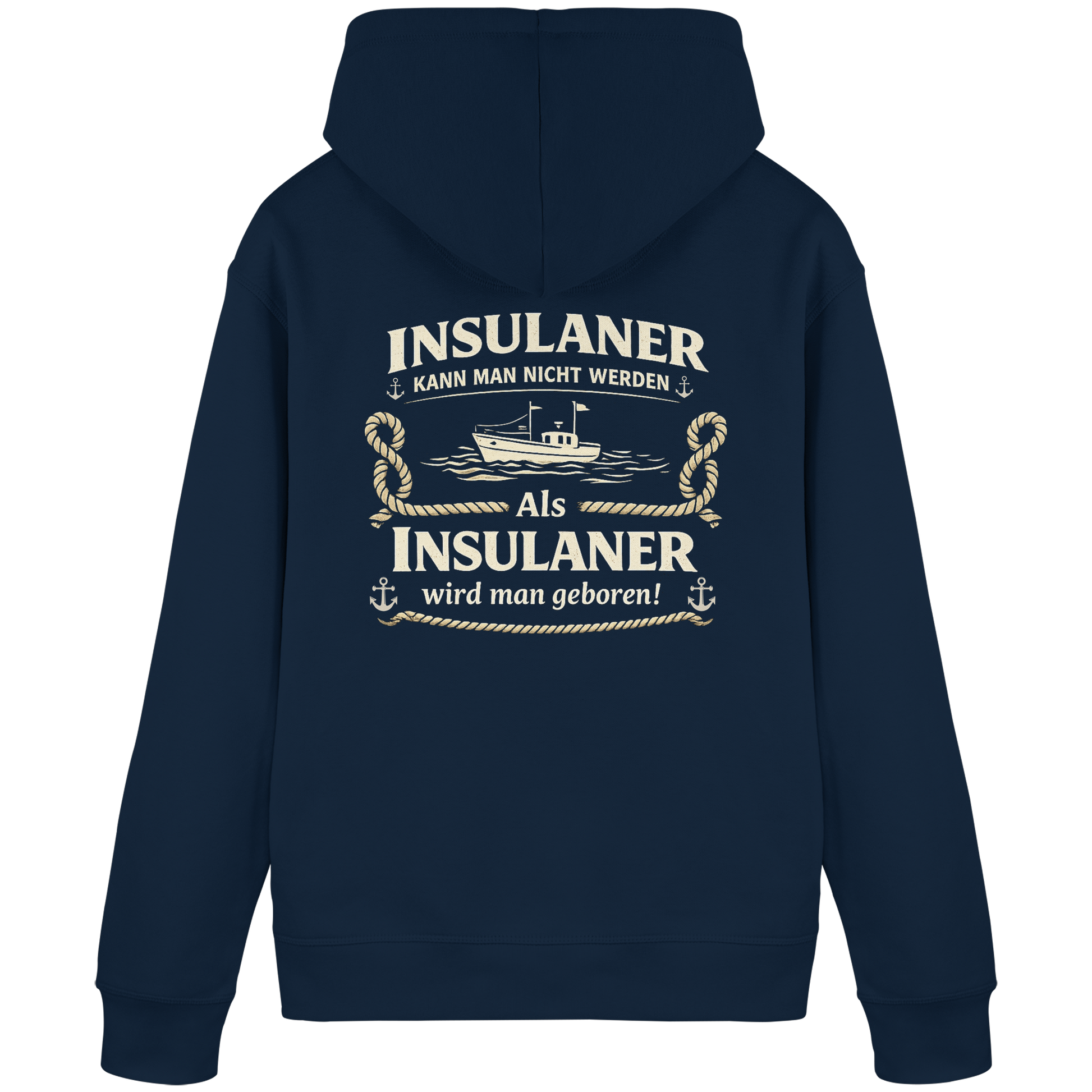 Insulaner kann man nicht werden - Organic Basic Hoodie