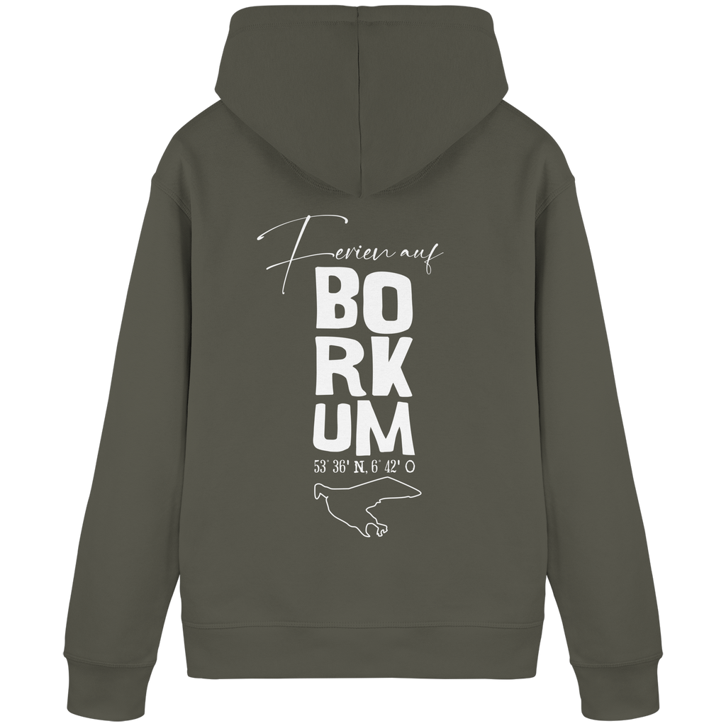 Ferien auf Borkum - Organic Basic Hoodie
