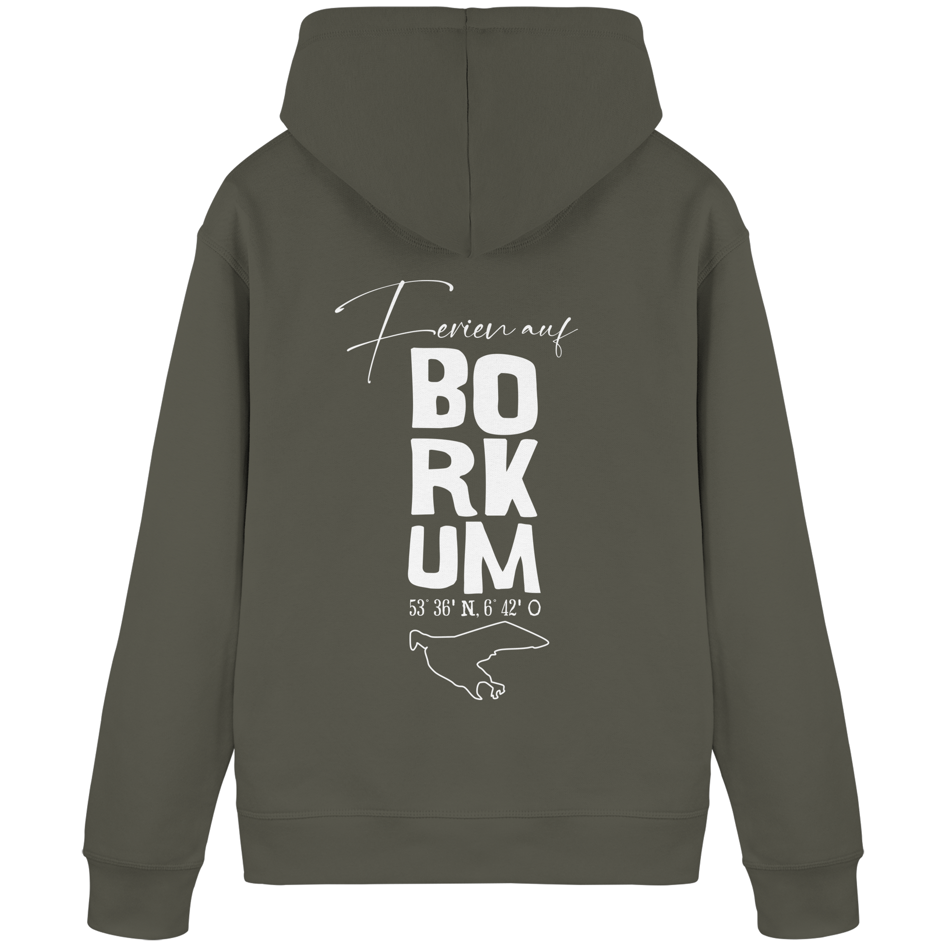 Ferien auf Borkum - Organic Basic Hoodie