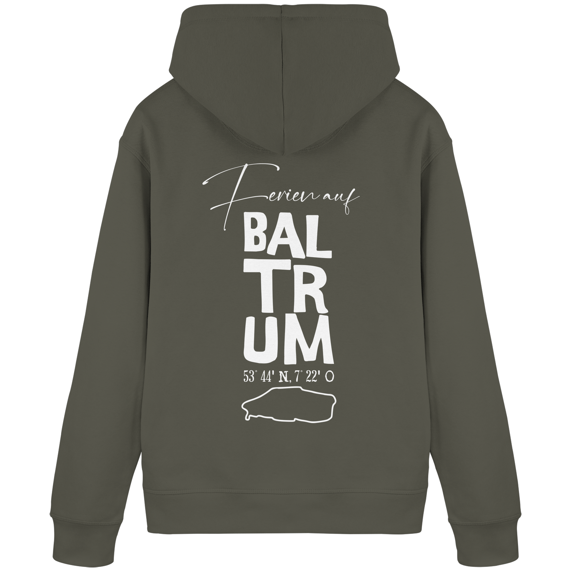 Ferien auf Baltrum - Organic Basic Hoodie