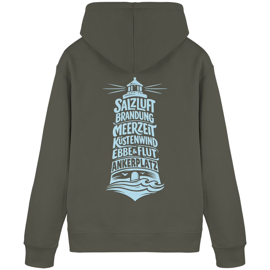 Leuchtturm aus Wörtern - Organic Basic Hoodie