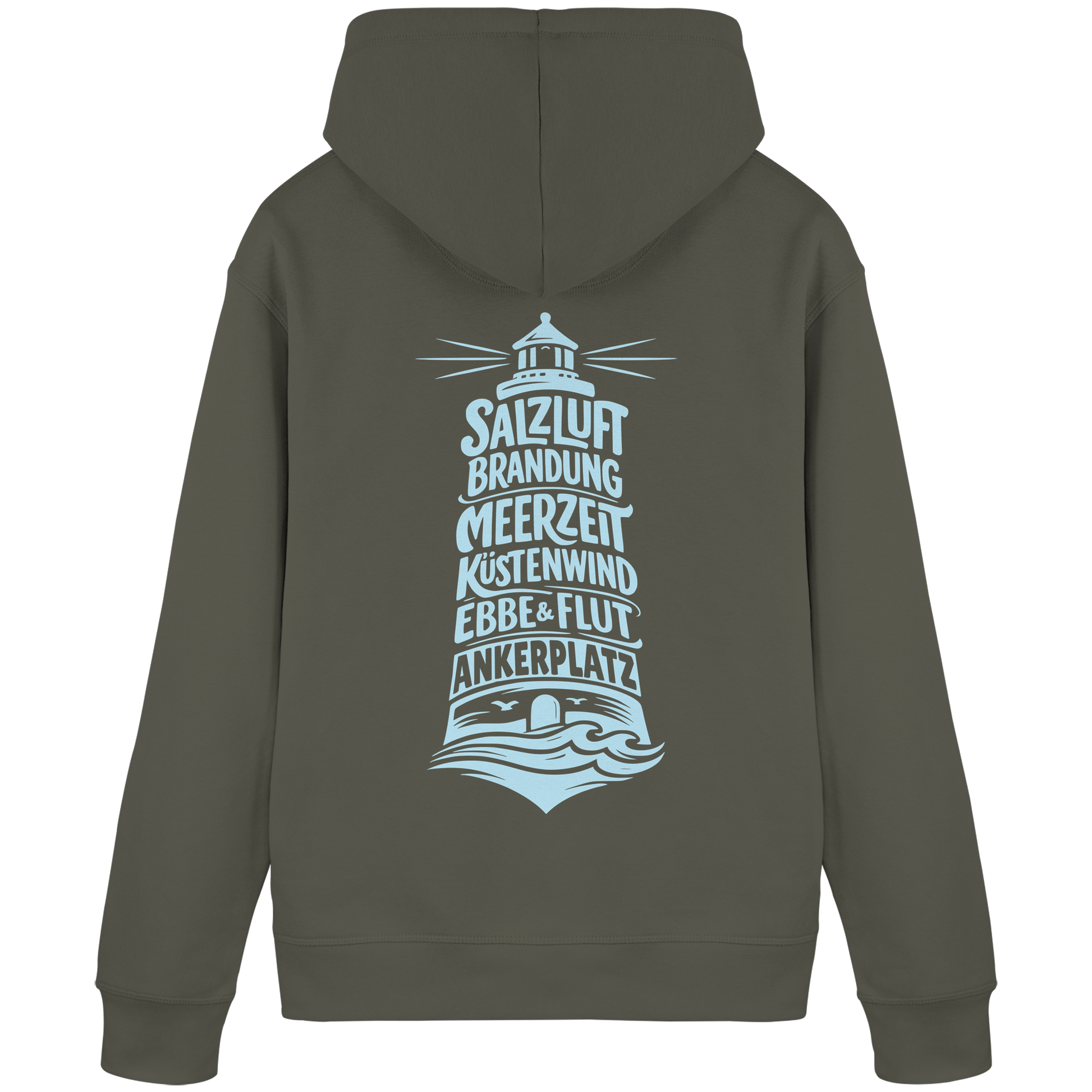 Leuchtturm aus Wörtern - Organic Basic Hoodie