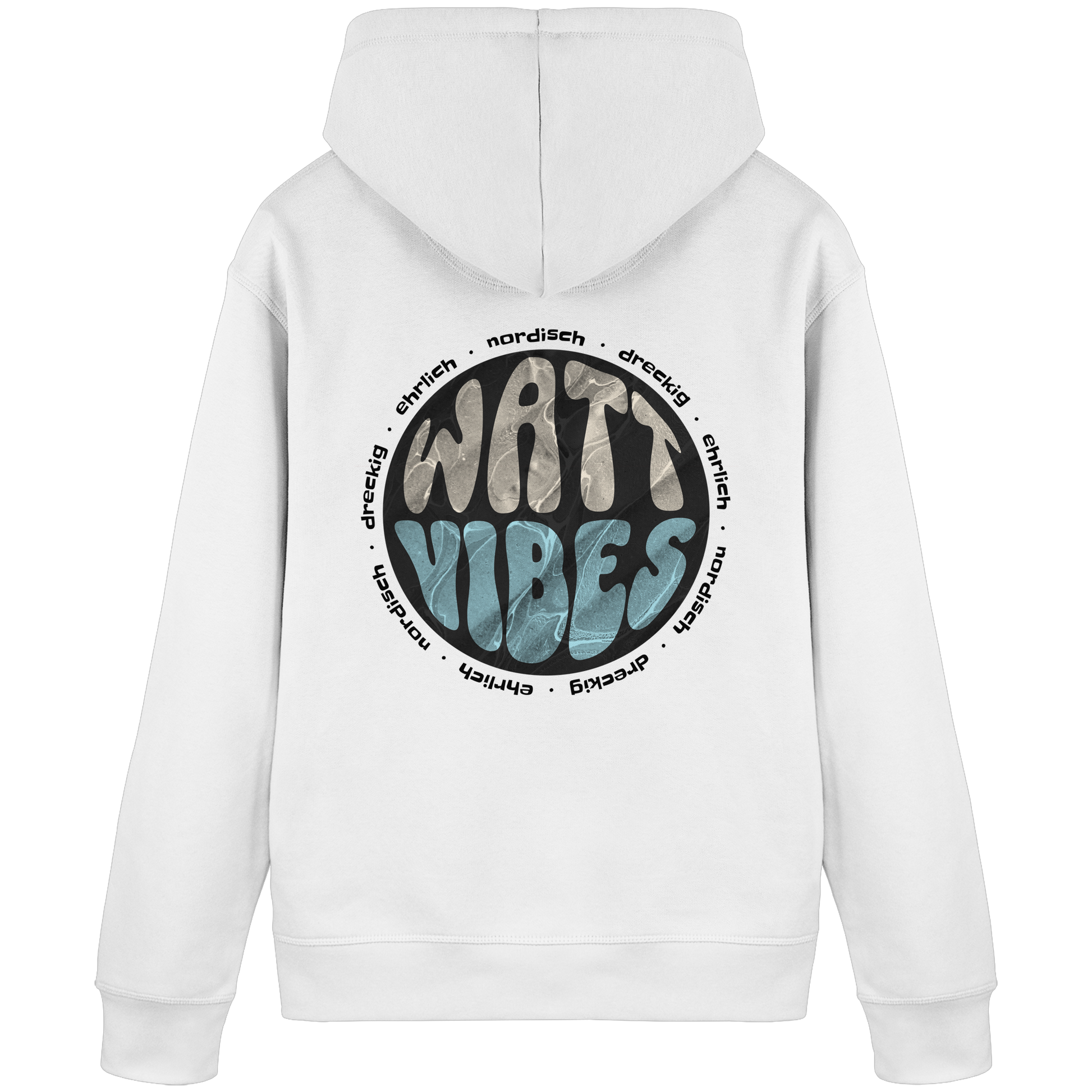 Watt Vibes, dreckig, ehrlich, nordisch - Organic Basic Hoodie