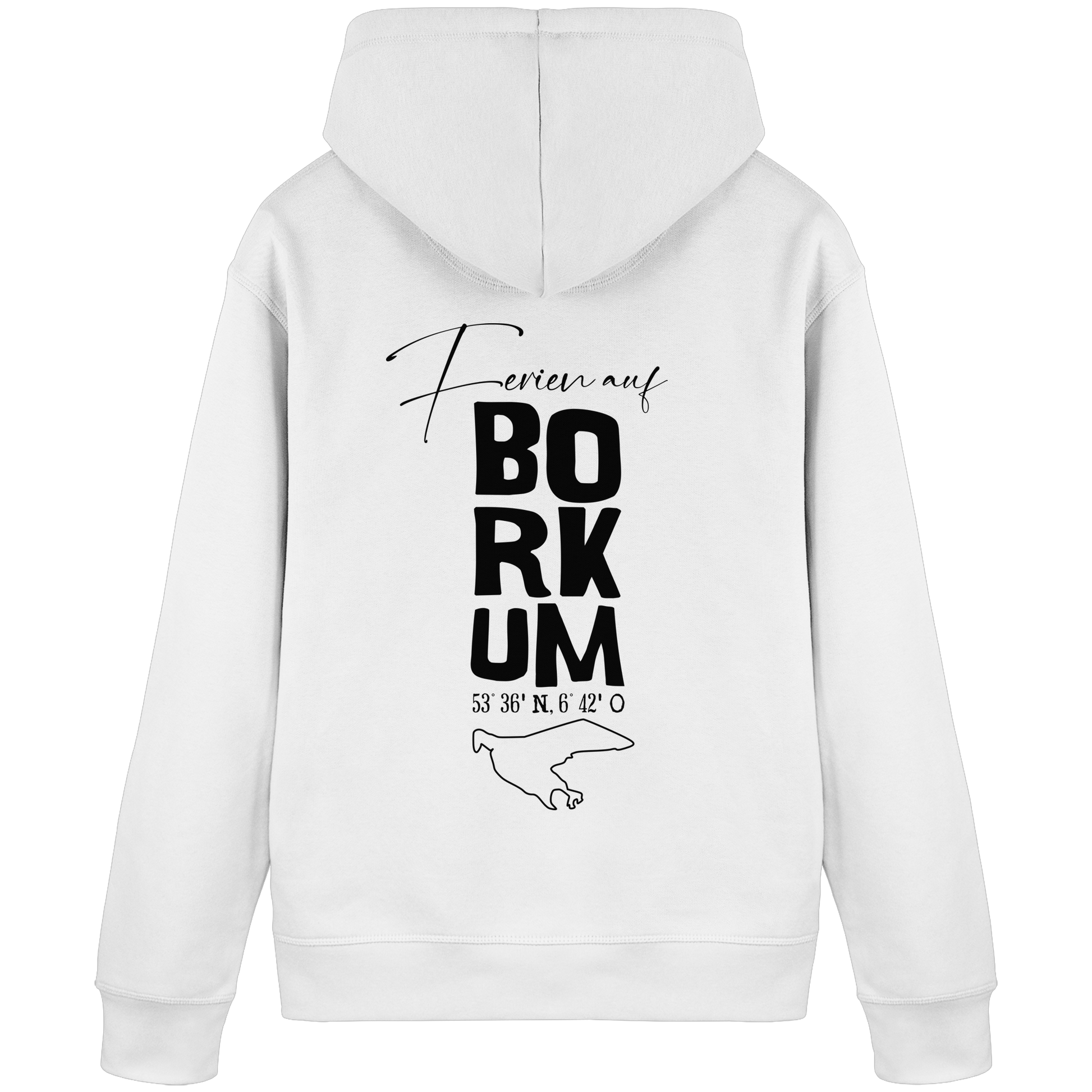 Ferien auf Borkum - Organic Basic Hoodie