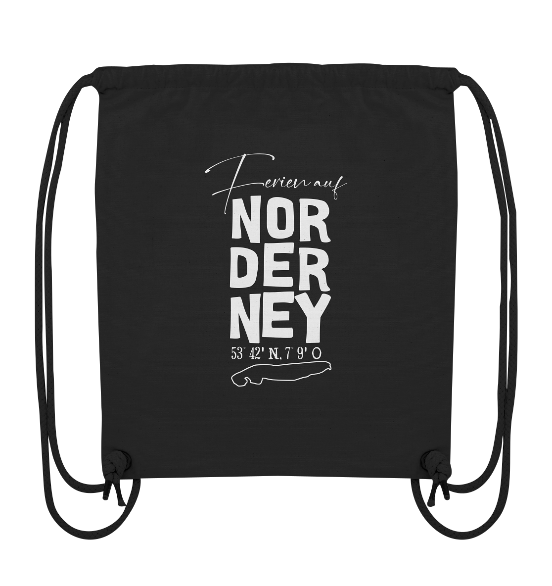 Ferien auf Norderney - Organic Gym-Bag