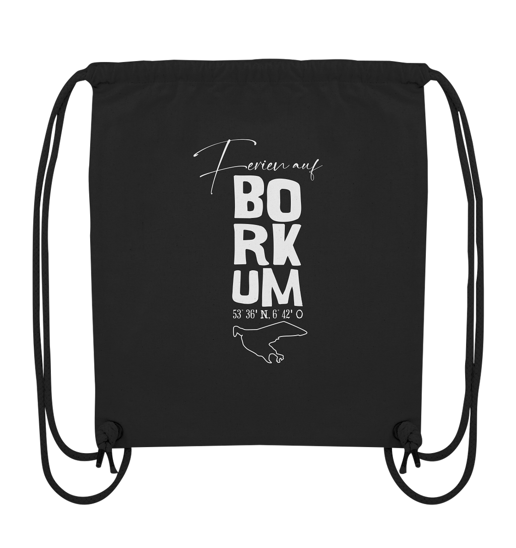 Ferien auf Borkum - Organic Gym-Bag