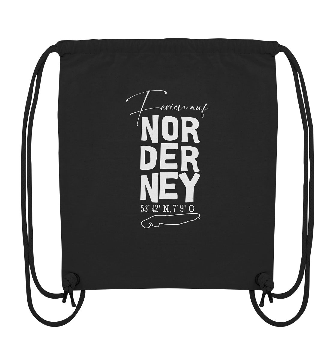 Ferien auf Norderney - Organic Gym-Bag