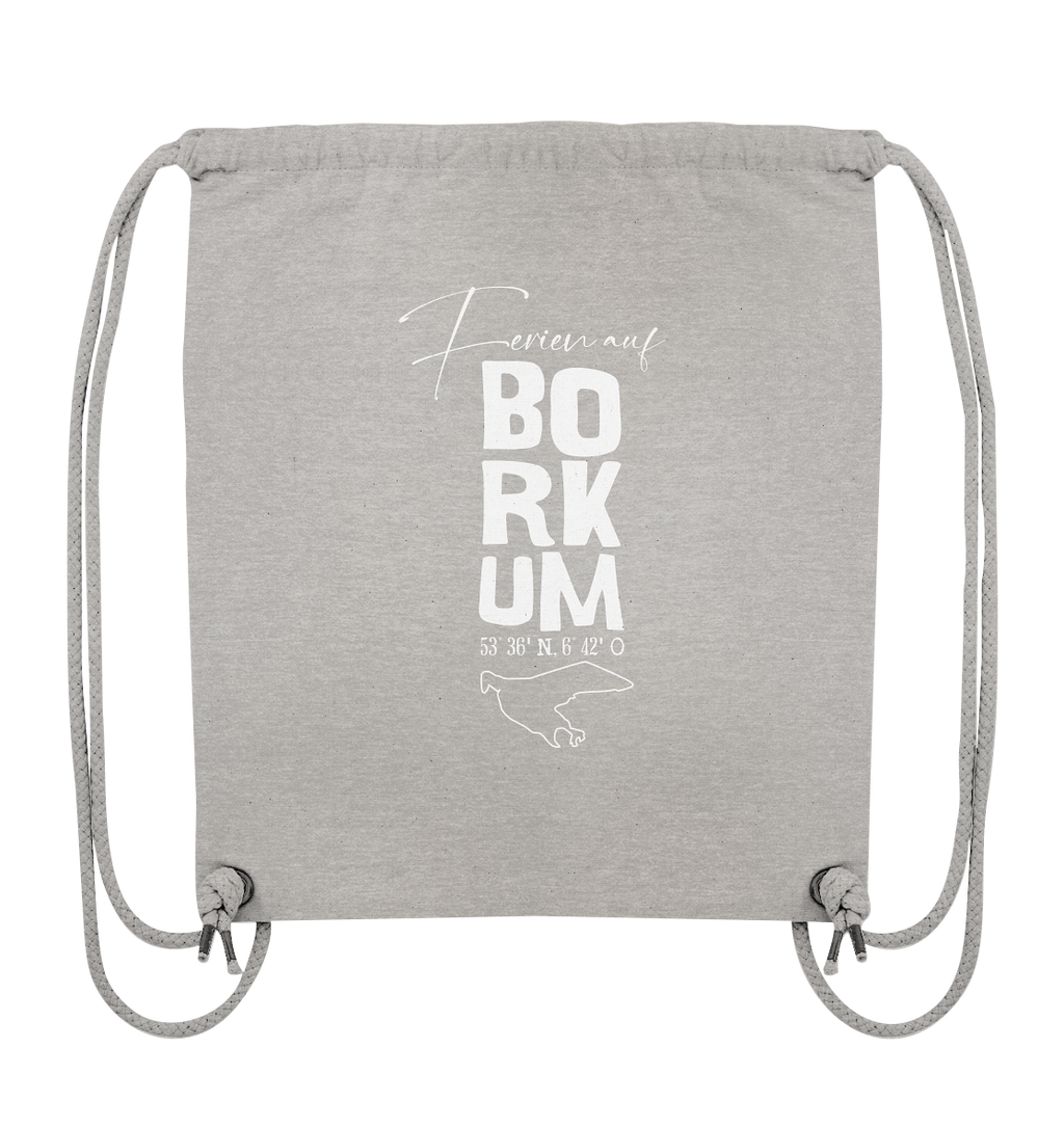 Ferien auf Borkum - Organic Gym-Bag