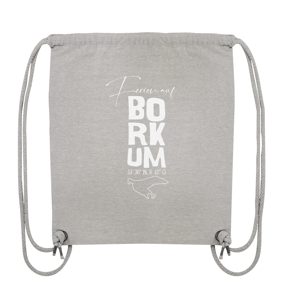 Ferien auf Borkum - Organic Gym-Bag