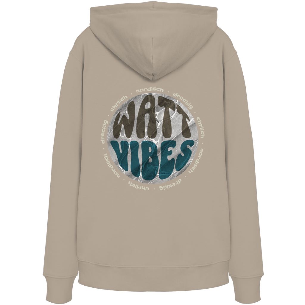 Watt Vibes, dreckig, ehrlich, nordisch - Organic Hoodie