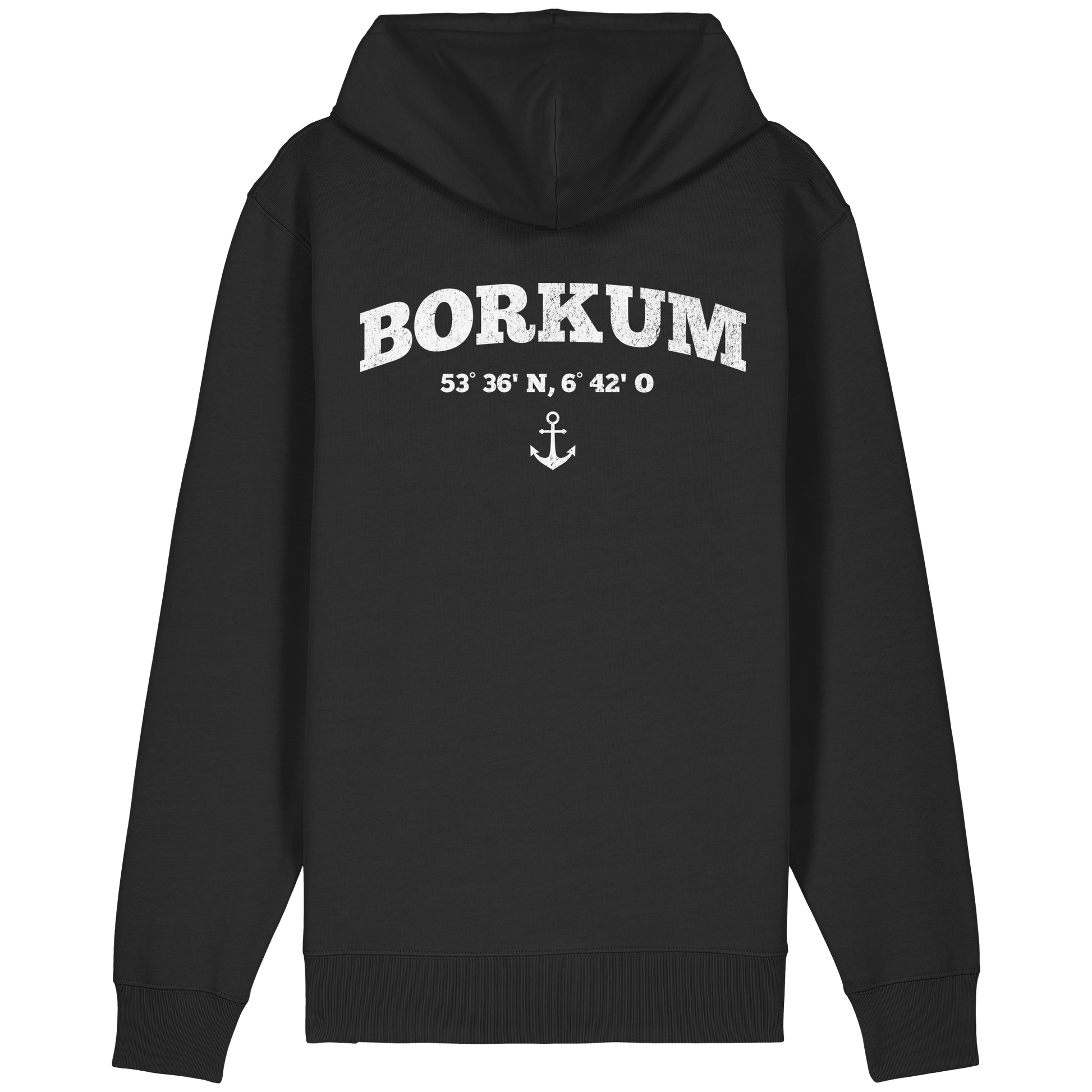 Borkum-Koordinaten-Anker Zipper - Organic Relaxed Zipper