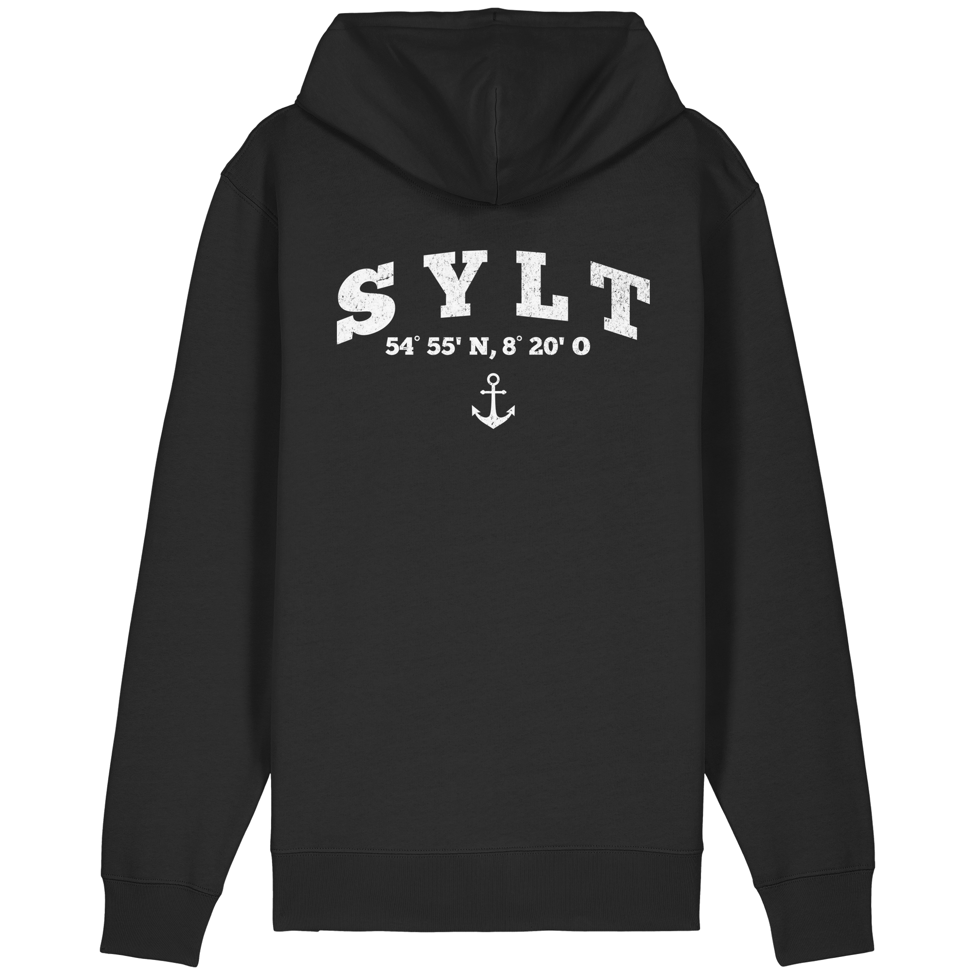 Sylt - Koordinaten und Anker - Organic Relaxed Zipper