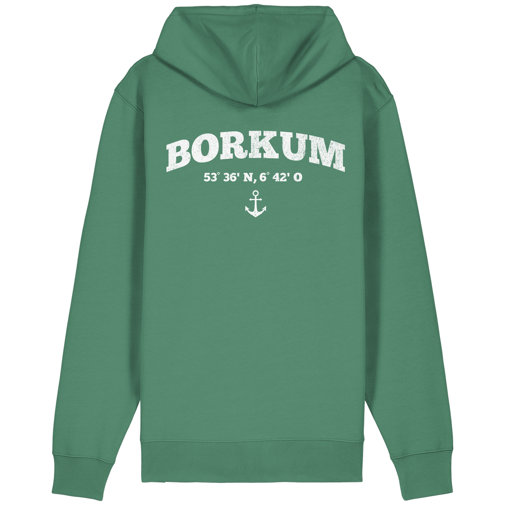 Borkum-Koordinaten-Anker Zipper - Organic Relaxed Zipper