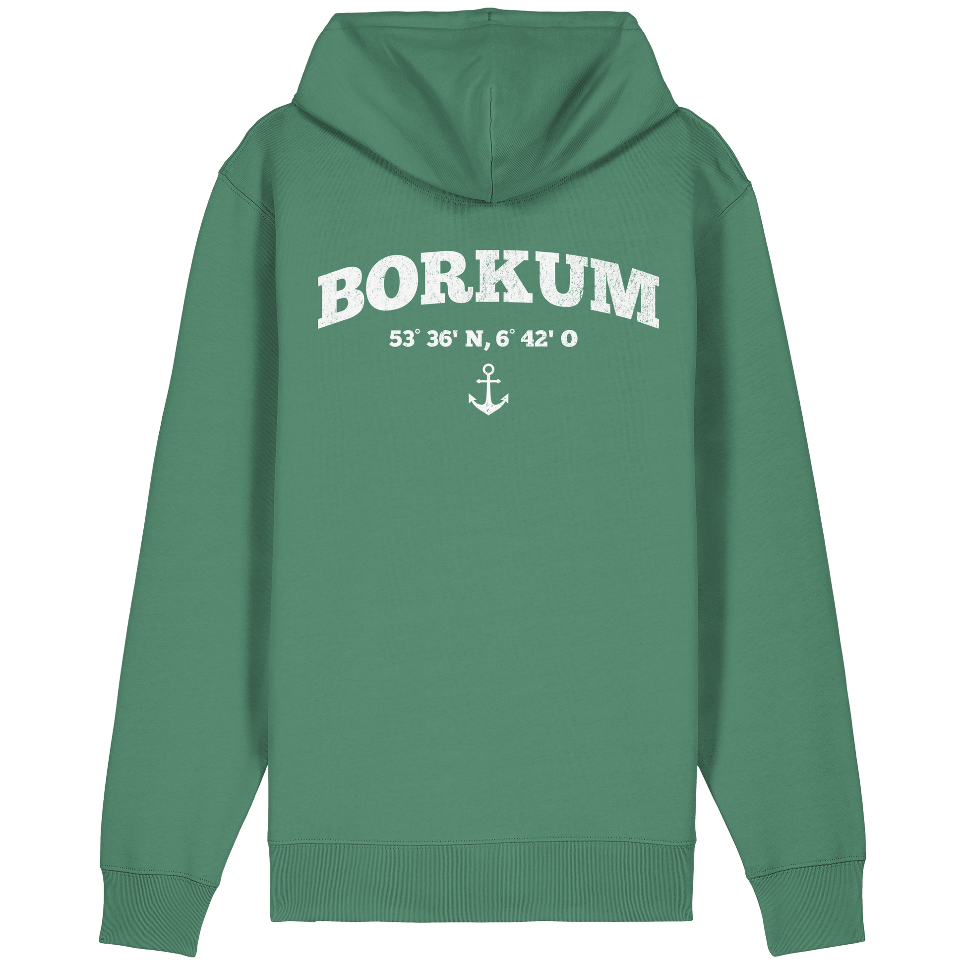 Borkum-Koordinaten-Anker Zipper - Organic Relaxed Zipper