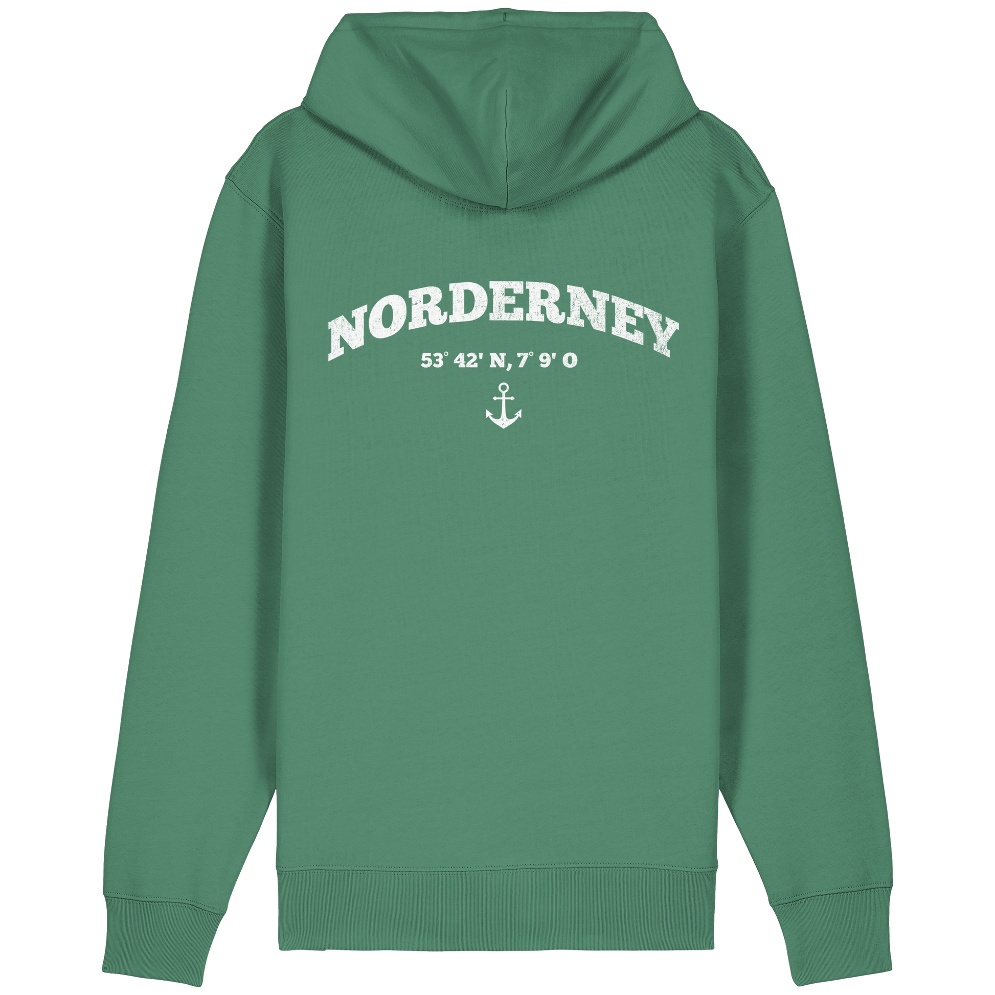 Norderney-Koordinaten-Anker Zipper - Organic Relaxed Zipper