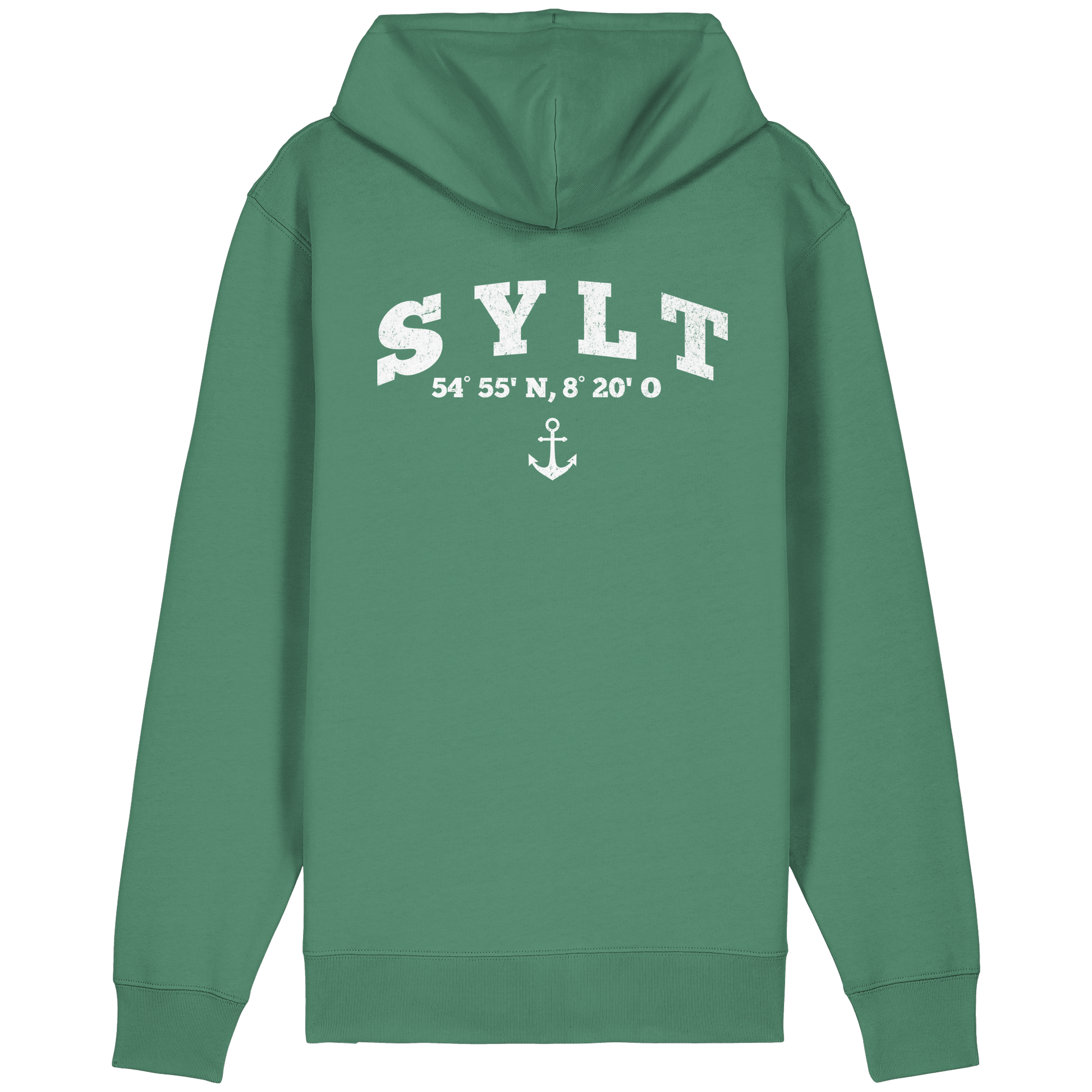Sylt - Koordinaten und Anker - Organic Relaxed Zipper