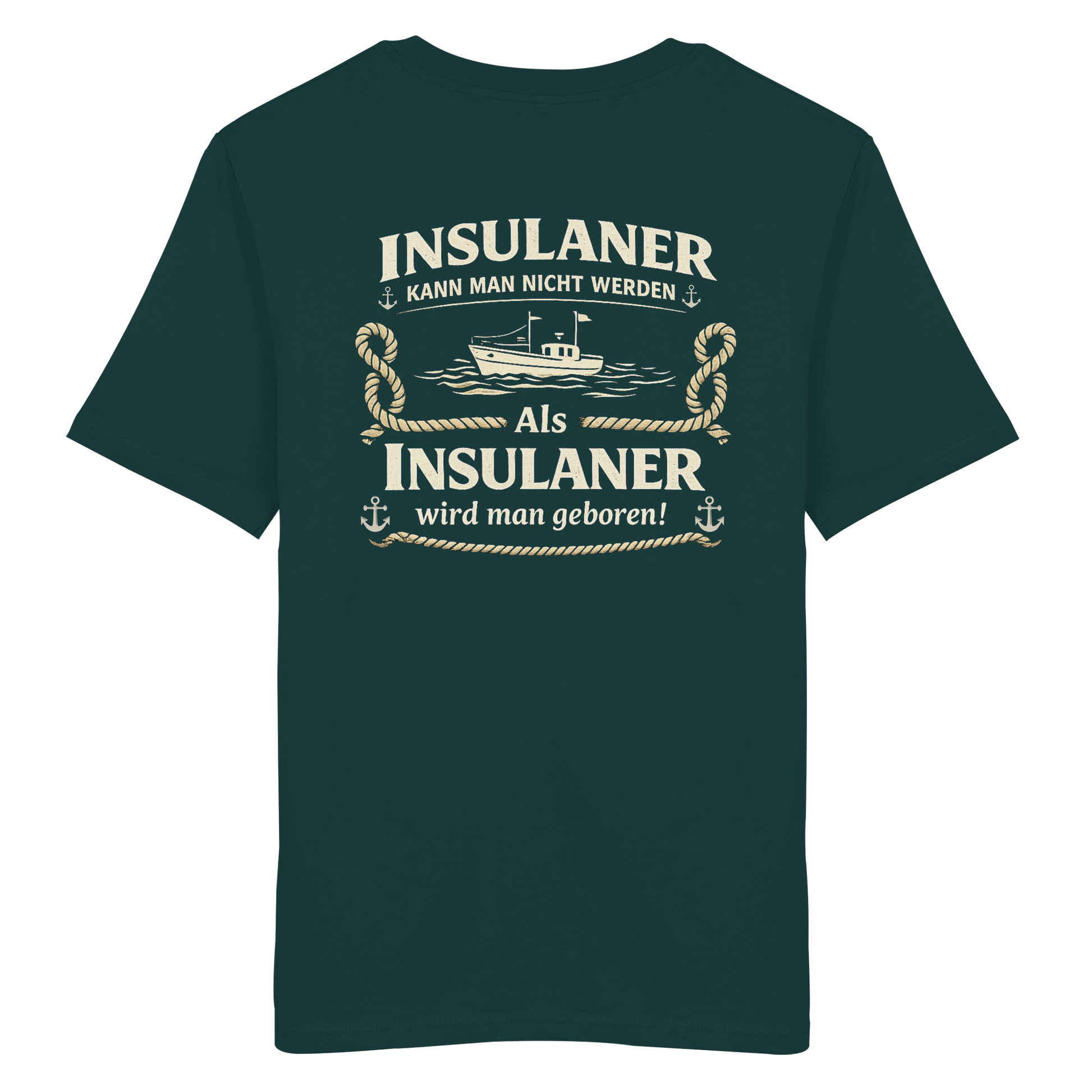 Insulaner kann man nicht werden - Organic Shirt