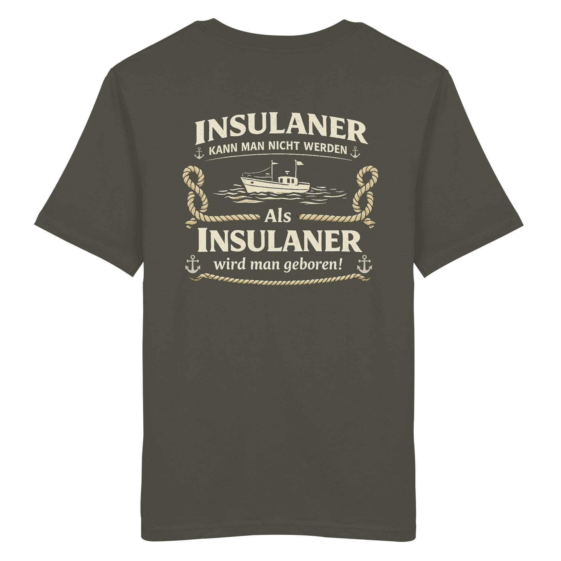 Insulaner kann man nicht werden - Organic Shirt