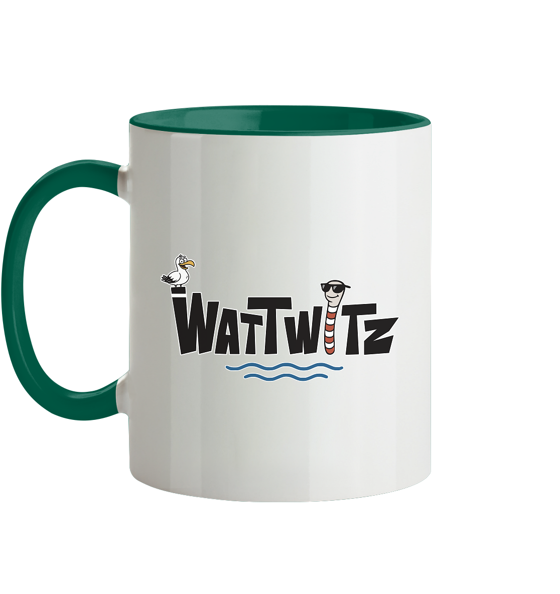 Watt chillst du so aggresiv? - Tasse zweifarbig