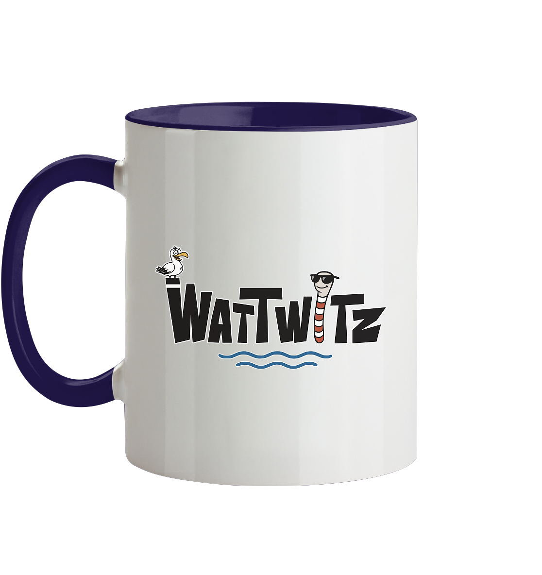 Watt chillst du so aggresiv? - Tasse zweifarbig