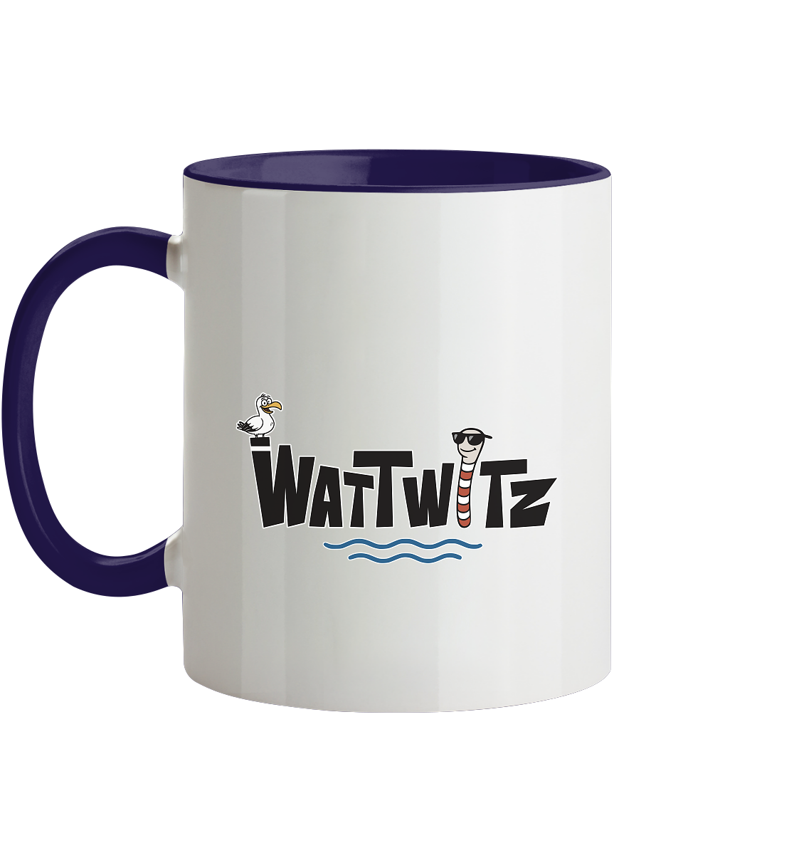 Watt will man Meer - Tasse zweifarbig