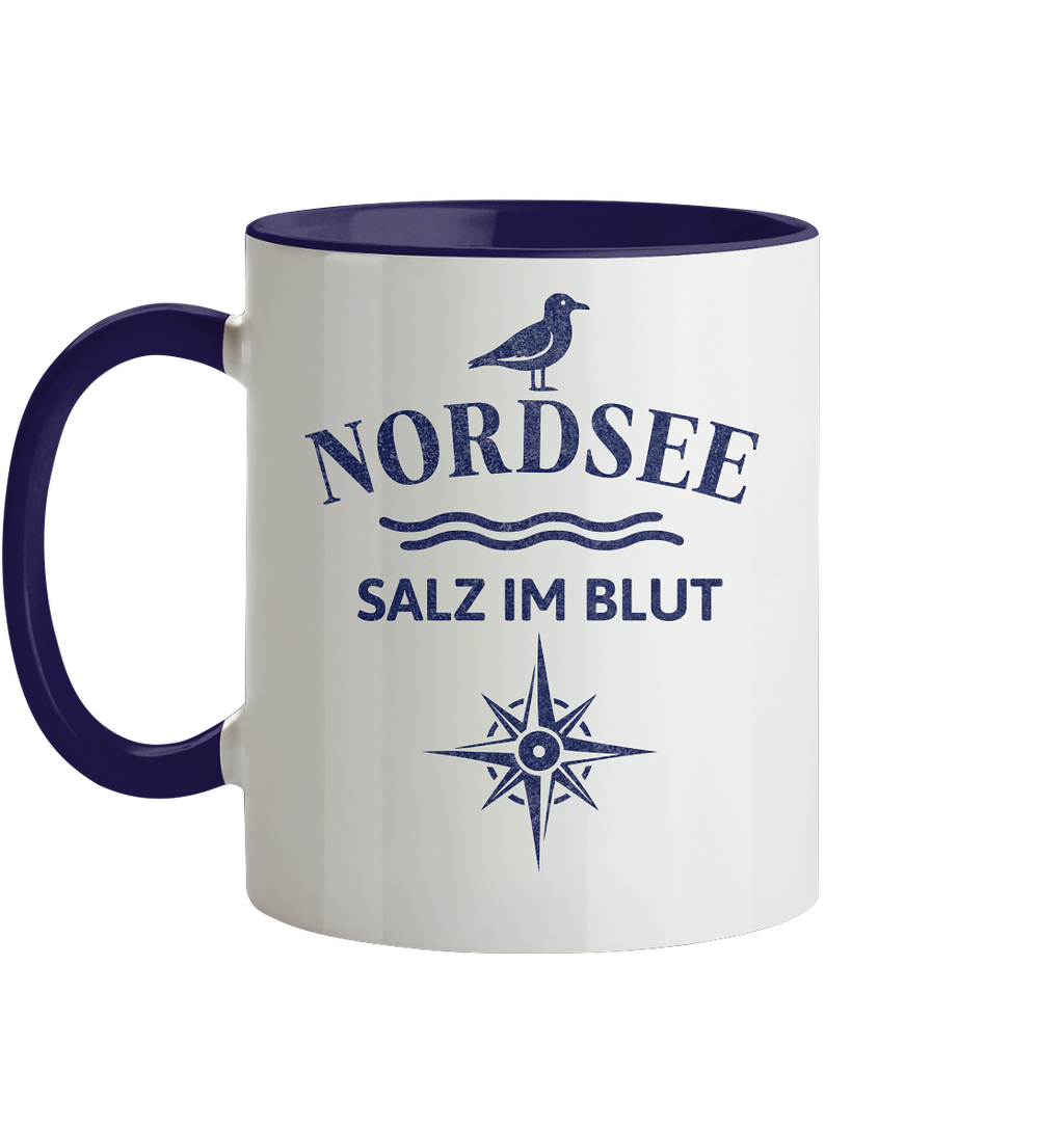 Nordsee - Salz im Blut - Tasse zweifarbig