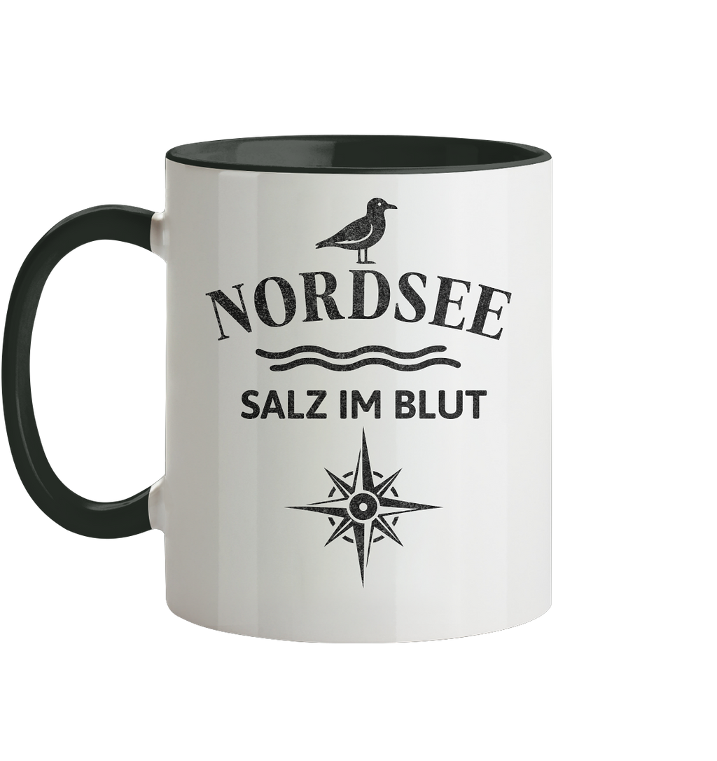 Nordsee - Salz im Blut - Tasse zweifarbig