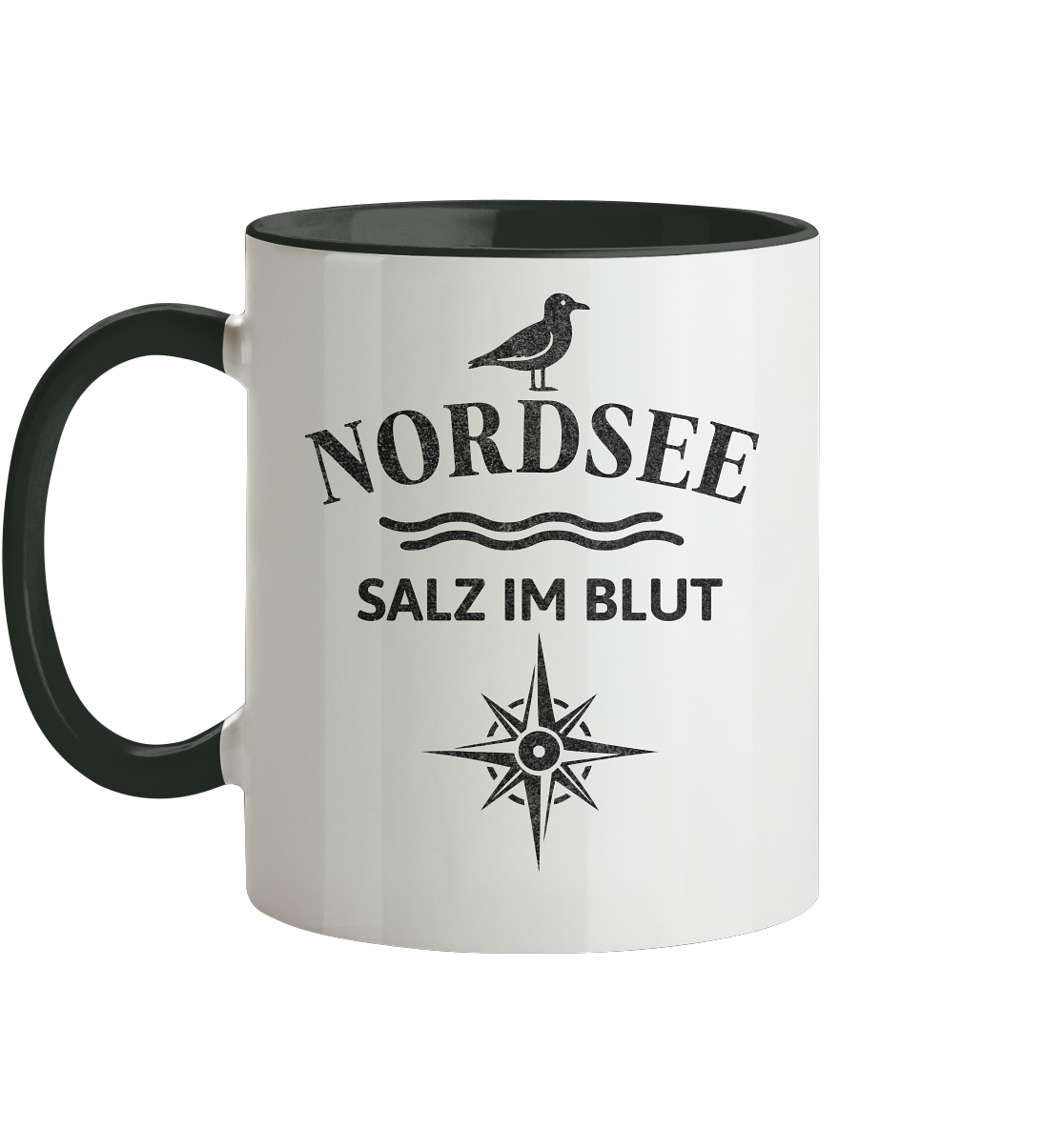 Nordsee - Salz im Blut - Tasse zweifarbig