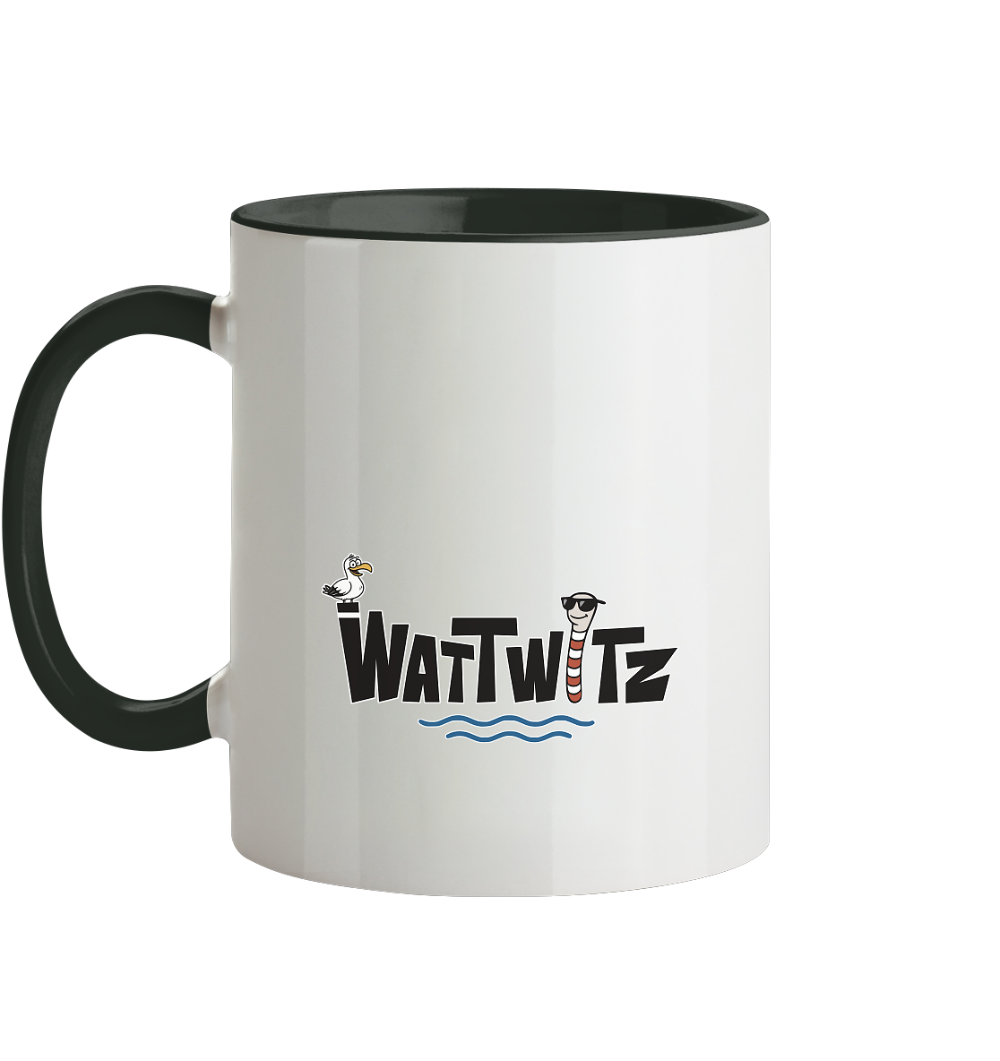Watt? Agromöwe - Tasse zweifarbig