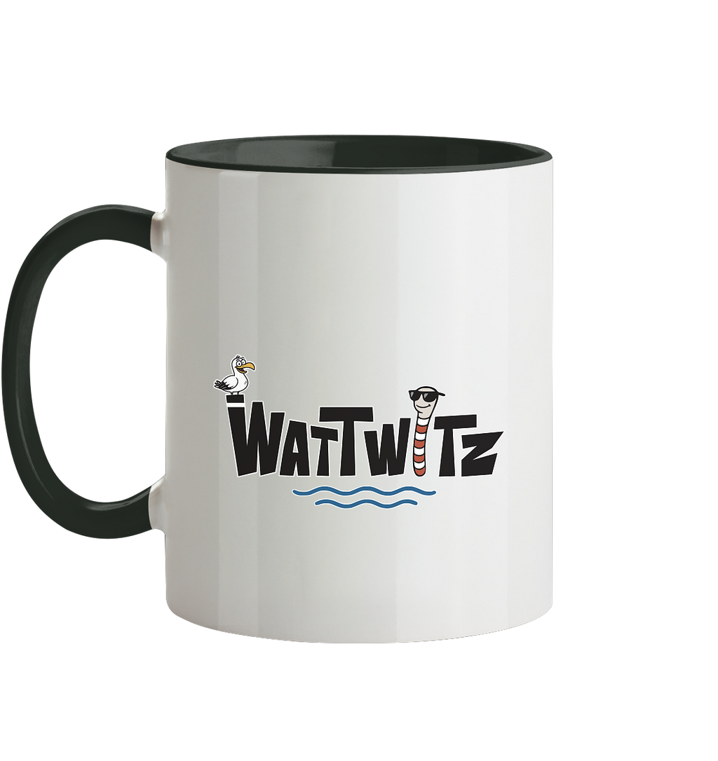 Watt will man Meer - Tasse zweifarbig