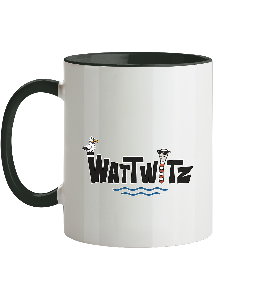 Watt will man Meer - Tasse zweifarbig