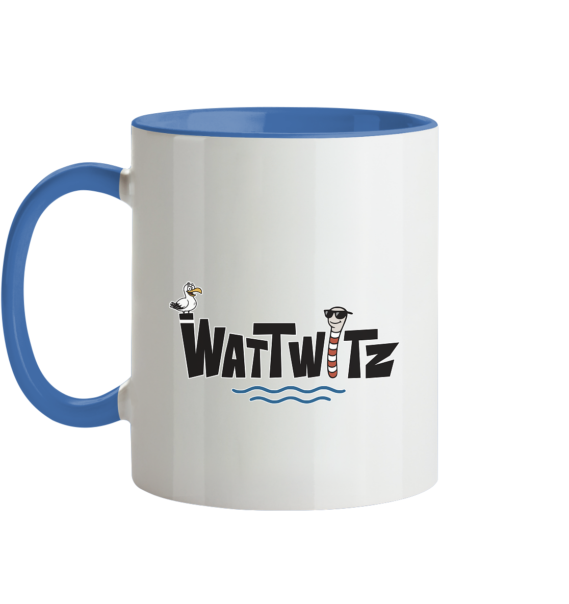 Watt will man Meer - Tasse zweifarbig