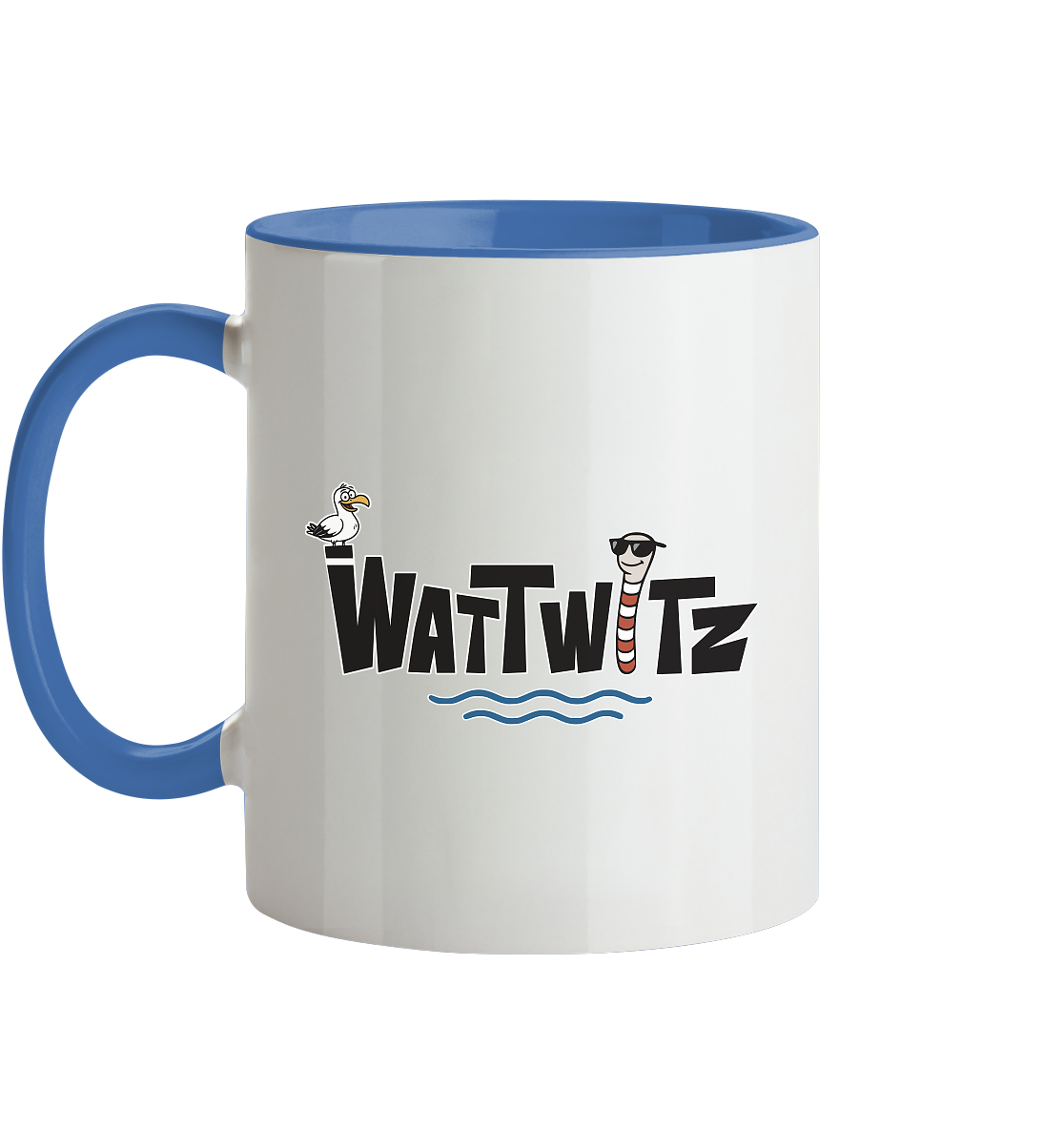 Watt chillst du so aggresiv? - Tasse zweifarbig