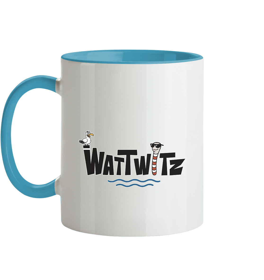 Watt will man Meer - Tasse zweifarbig