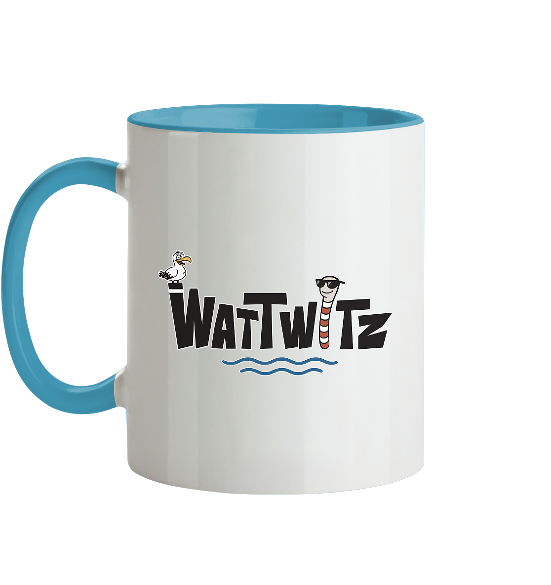 Watt chillst du so aggresiv? - Tasse zweifarbig
