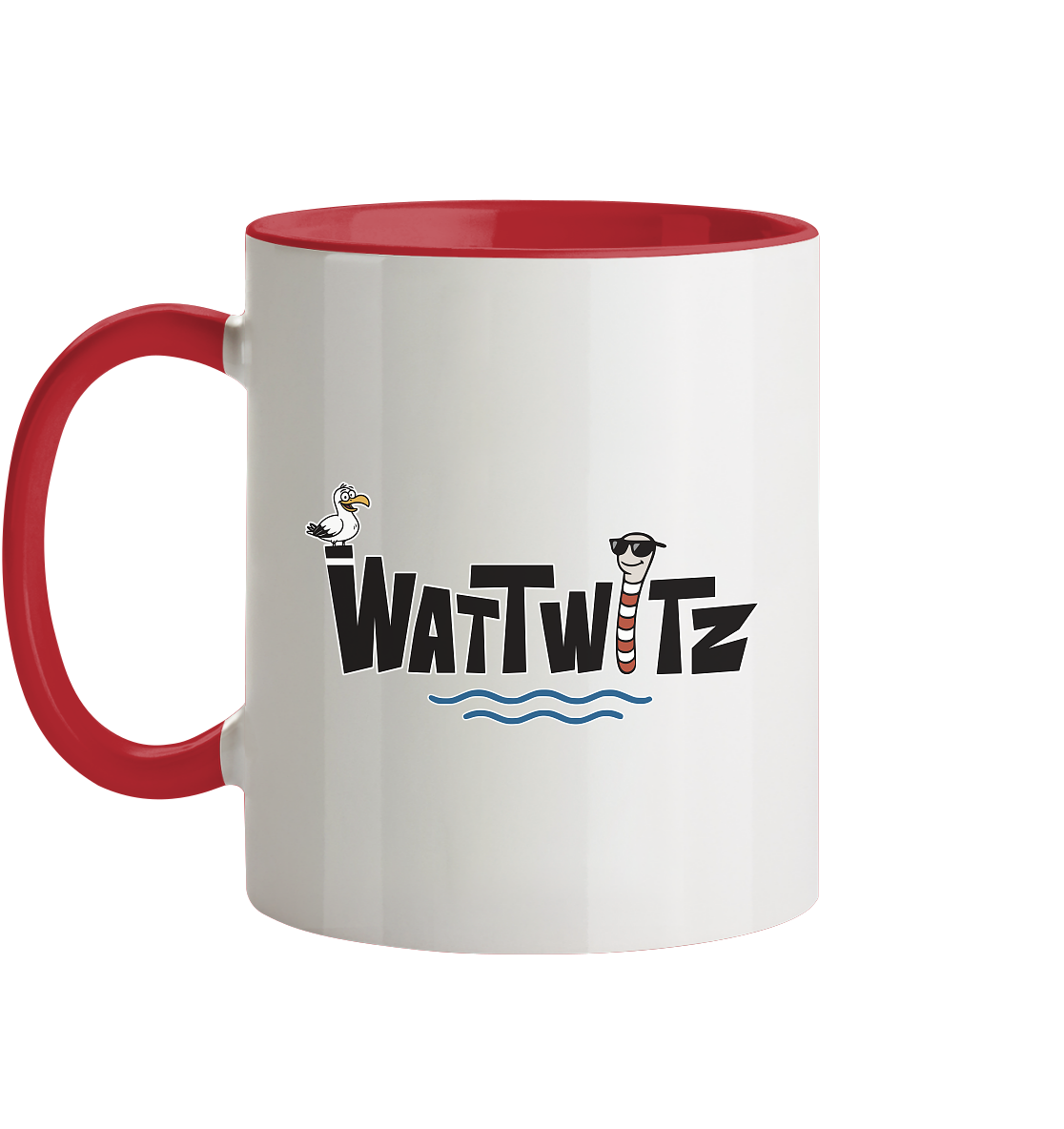 Watt chillst du so aggresiv? - Tasse zweifarbig