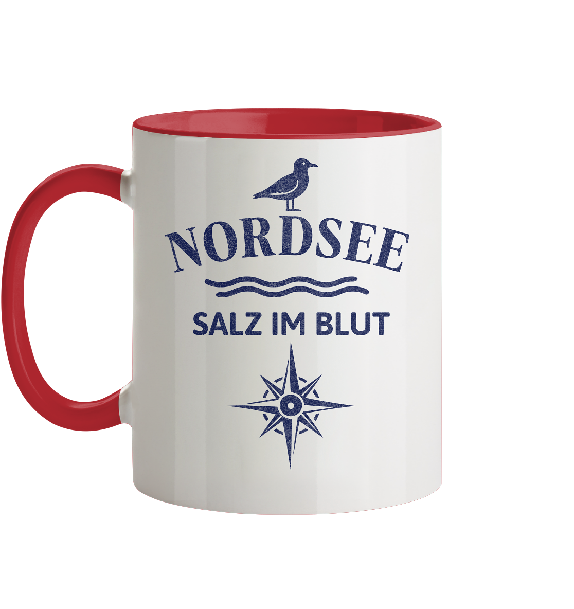 Nordsee - Salz im Blut - Tasse zweifarbig